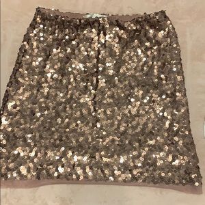 Gold Sequin Skirt